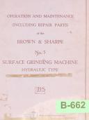 Brown & Sharpe-Brown & Sharpe No. 0 Hand screw Machine Parts List-#0-05